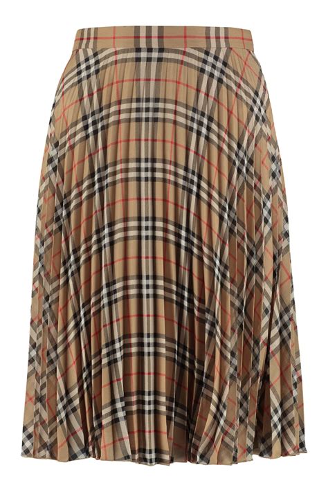 burberry women's skirts|burberry vintage check pleated skirt.